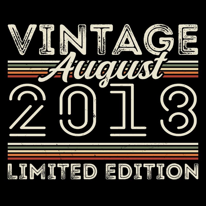 August 2018 Legende seit August 2018 Vintage 2018