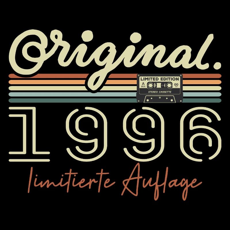 Original 1996 Vintage 1996 Geburtstag Retro 1996