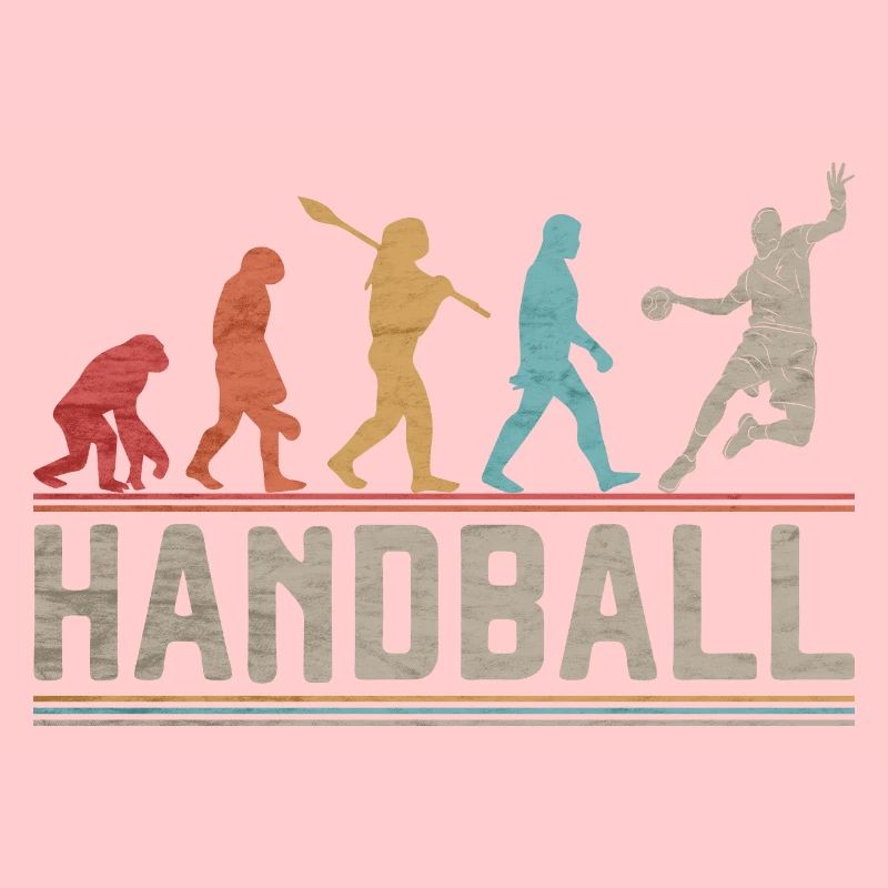 Handball Evolution Handball Player Cadeau