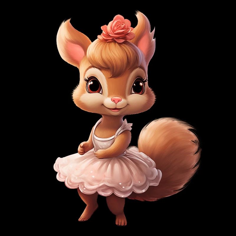 Squirrel Ballerina Ballet Dance