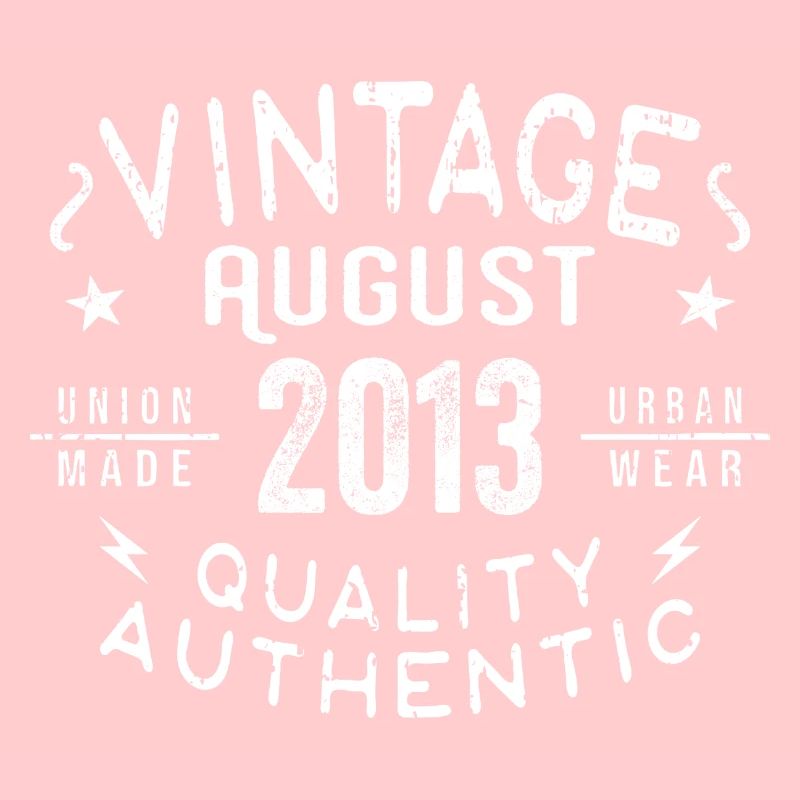 August 2013 Birthday Gift August 2013 Retro