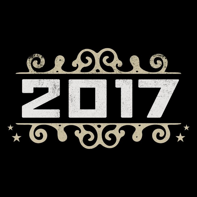 Millésime 2017 Rétro Anniversaire 2017 Millésime 2017