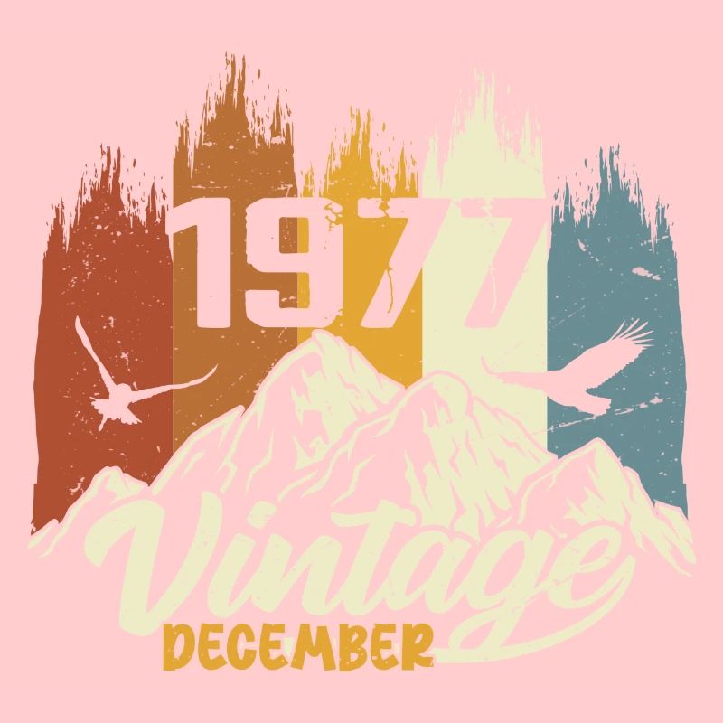 Geburtstagsgeschenk geboren im Dezember 1977