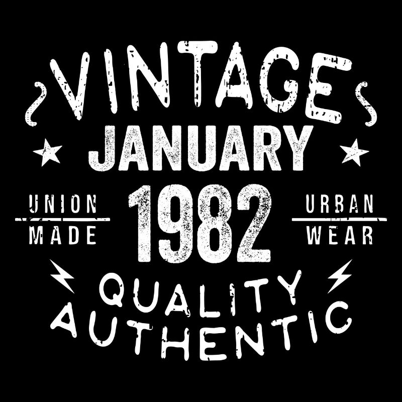 Birthday Gift 1982 - Born in January 1982