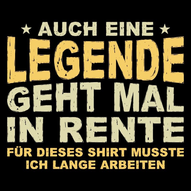 Auch Eine Legende Geht Mal In Rente Geschenk Rente