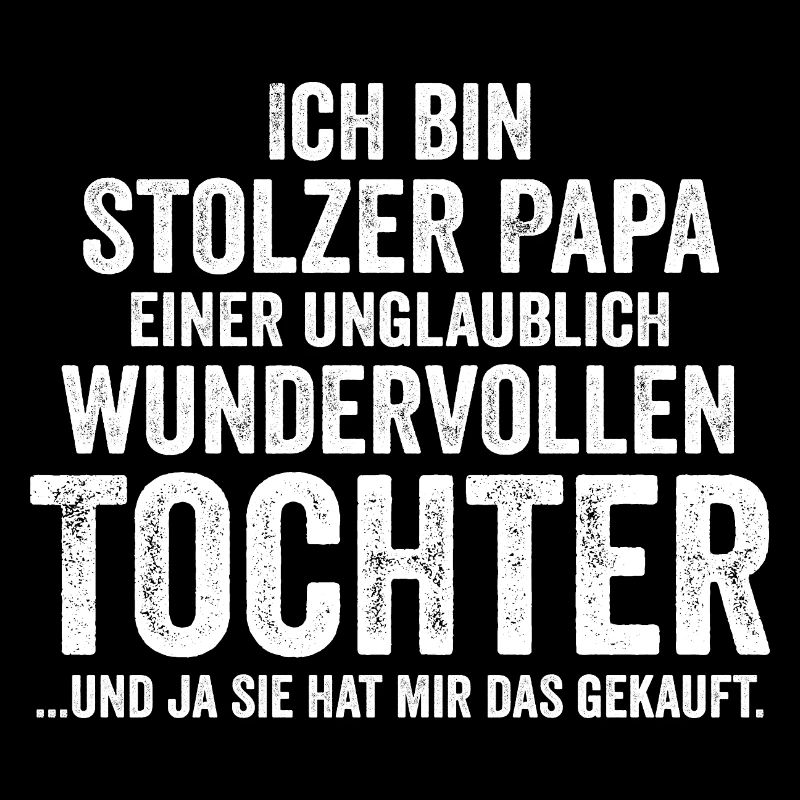Papa Vater Vatertag Tochter