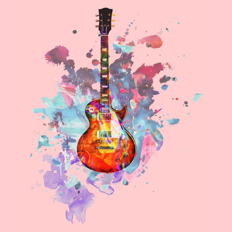Les Paul Guitar Splash