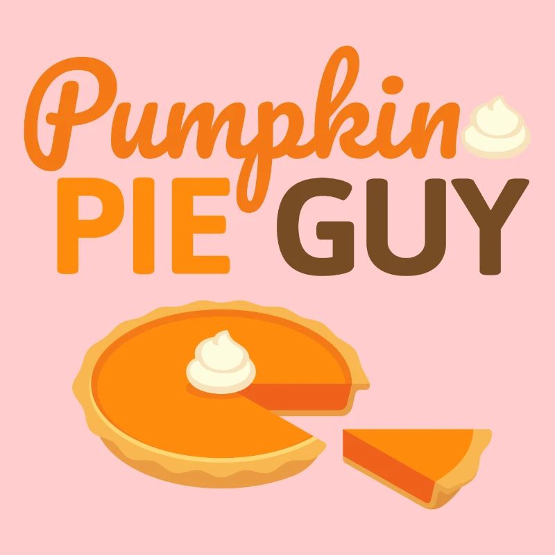 Pumpkin Pie Guy - Pumpkin Cake Halloween Fall