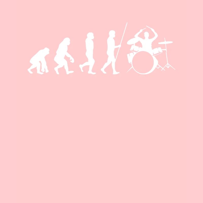 Schlagzeug Drummer Evolution Geschenk