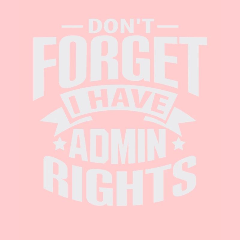 Technicien en informatique Cadeaux pour les droits d'administration