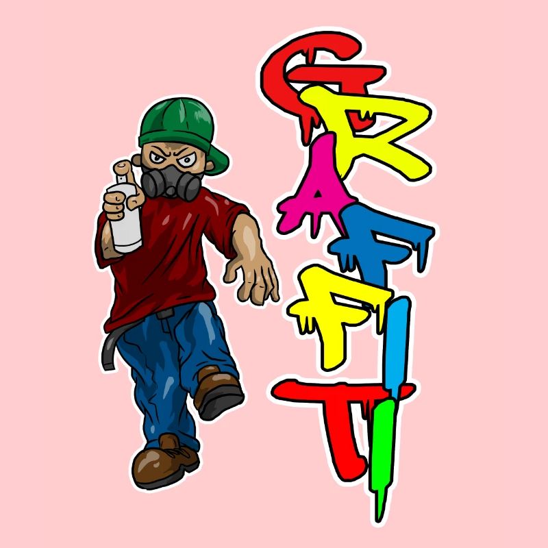 Graffiti Spray Doodle Draw Write Wall Surface Gift