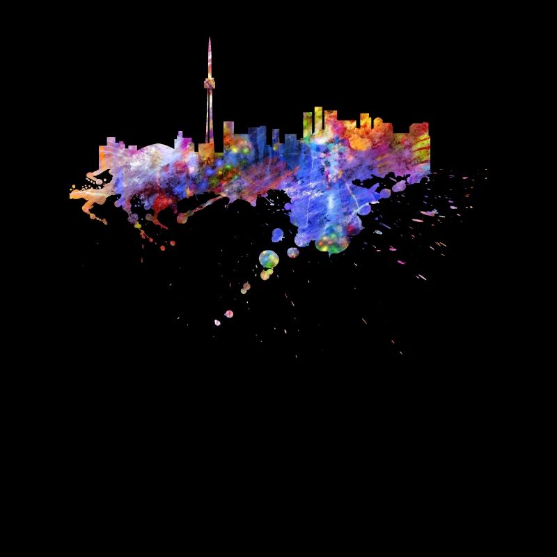 Toronto Skyline Kanada Nacht Geschenkidee
