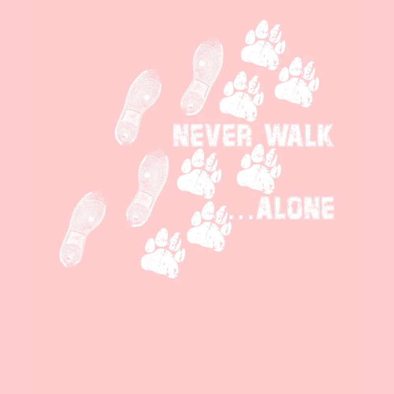 Never Walk alone Bärentatze Motiv Koala Damen Tier