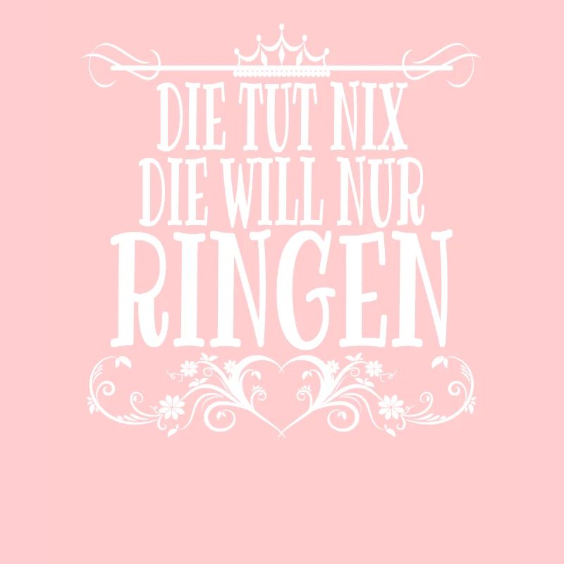 Ringen Ringer Spruch Kampfsport Damen Geschenk