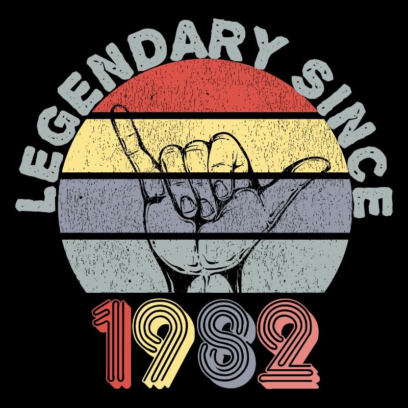 1982 | Vintage Legendary since 1982 Anniversaire