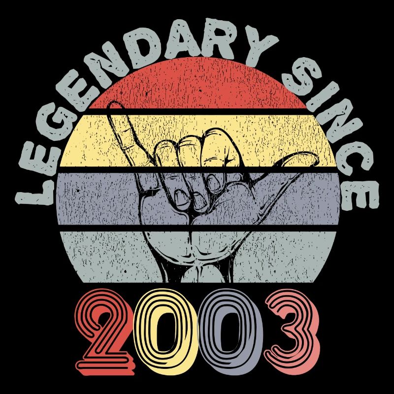 2003 | Vintage Legendary since 2003 Anniversaire