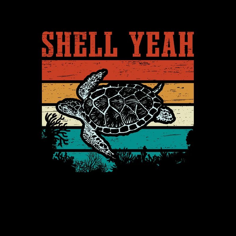 Turtle Retro Turtle Saying Funny
