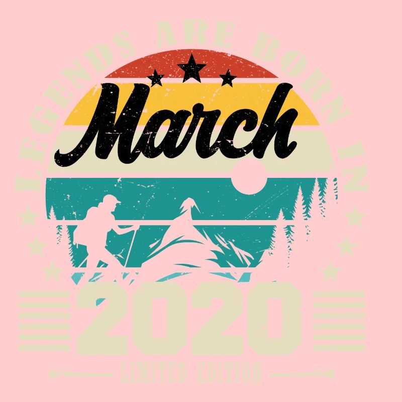 Mars 2020. Cadeau d'anniversaire mars 2020.