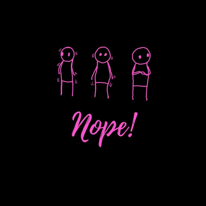 Nope! Tanzende Strichmännchen.