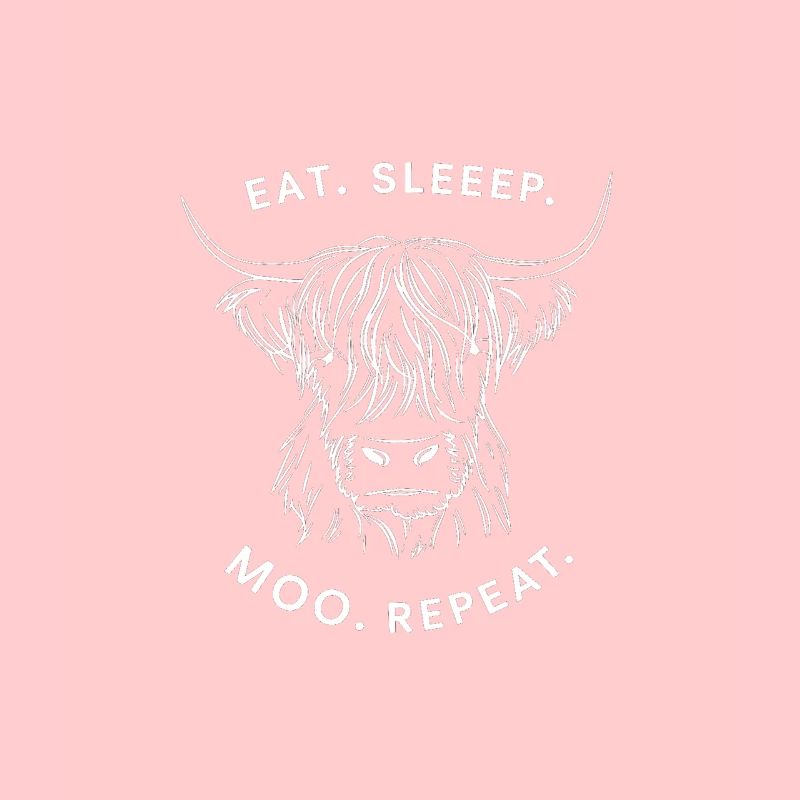 Manger Dormir Moo Répéter Highland Beef