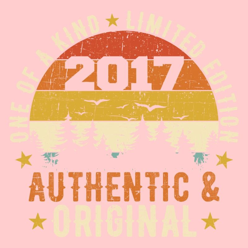 Original 2017 authentisches Geburtstagsgeschenk 2017