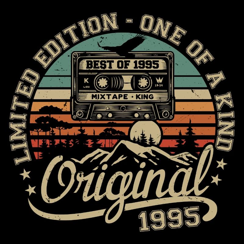 Vintage 1995 Birthday Gift 1995 Retro 1995
