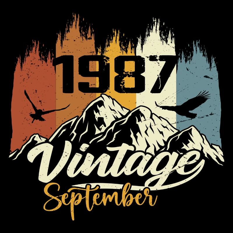 Legends Were Born In September 1987 Vintage 1987