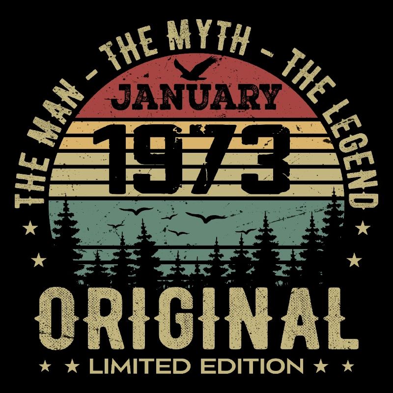 Cadeau D'anniversaire 52 ans, Nées En Janvier 1973