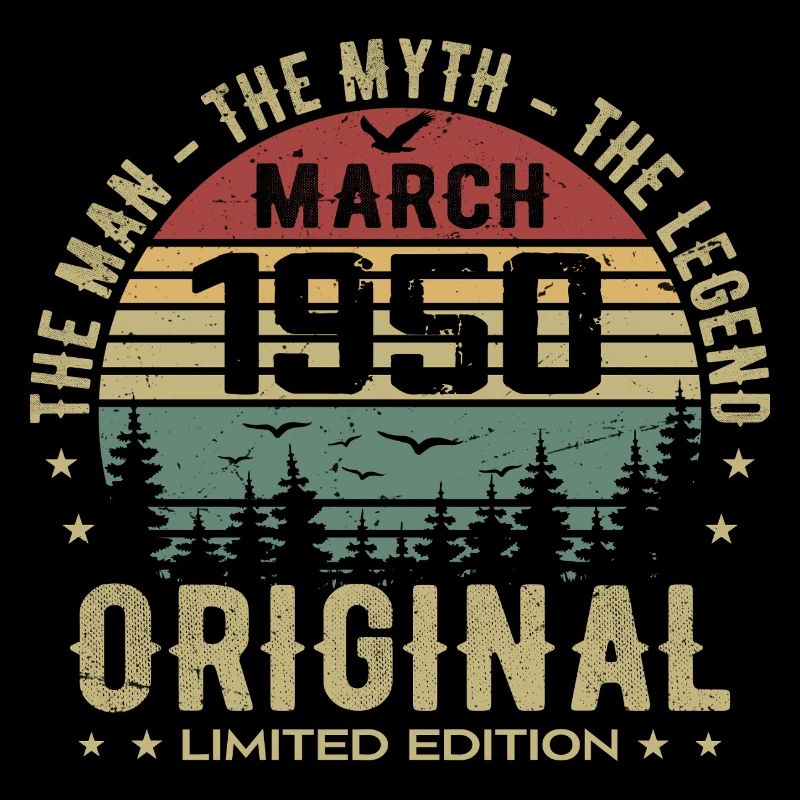 Geschenk zum 75-jährigen Jubiläum Original März 1950
