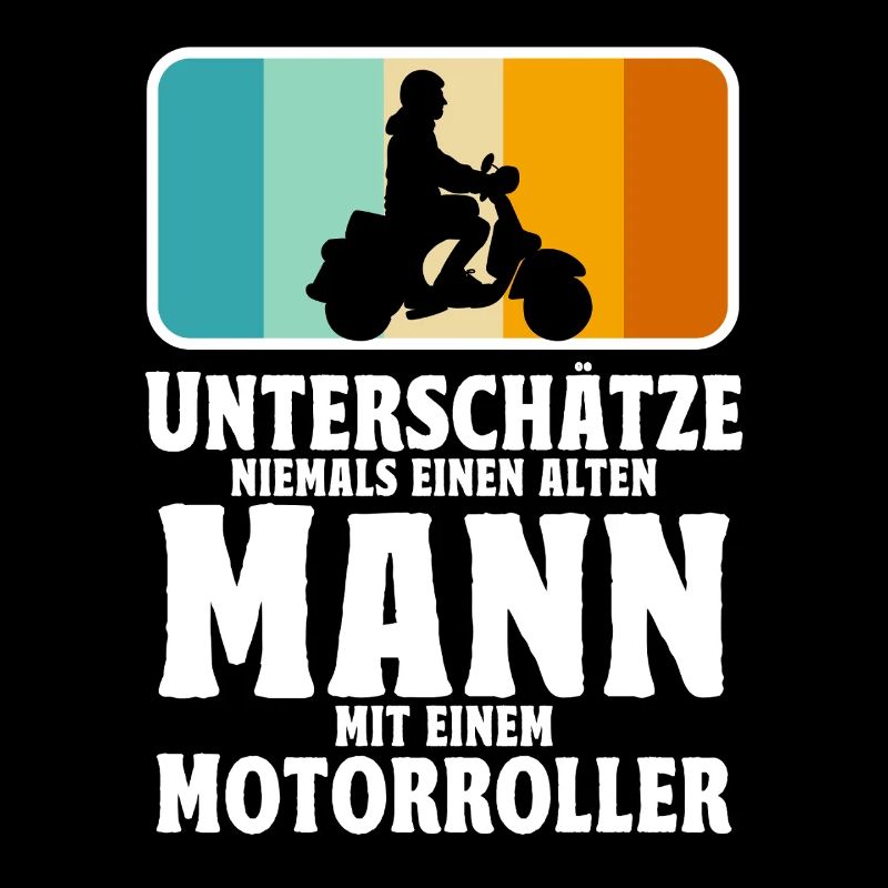 Rollerfahrer Geschenke Motorroller Scooter
