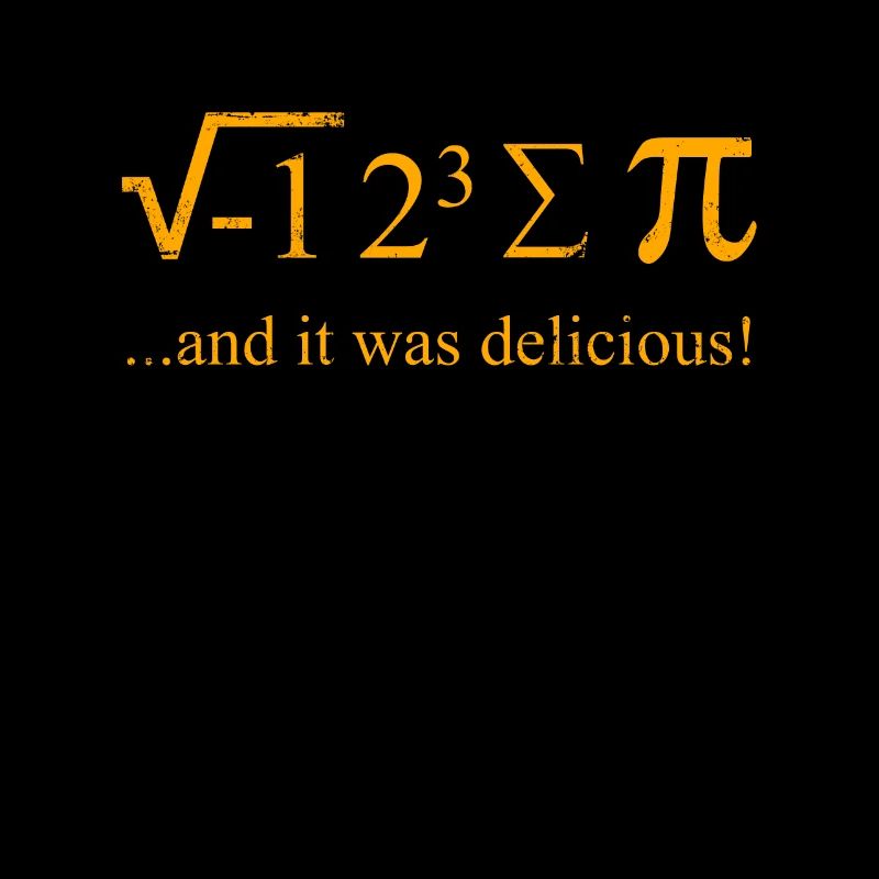 Mathe Student Mathematiker Witz I ate some Pie