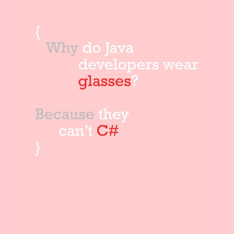 C# Programmierer Witz Code Coder C Sharp