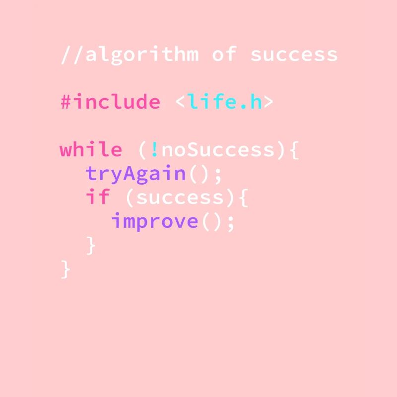 Algorithme succès programmeur code du programme