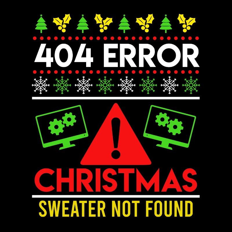 Christmas Proverbe 404 Error Sweater not Found