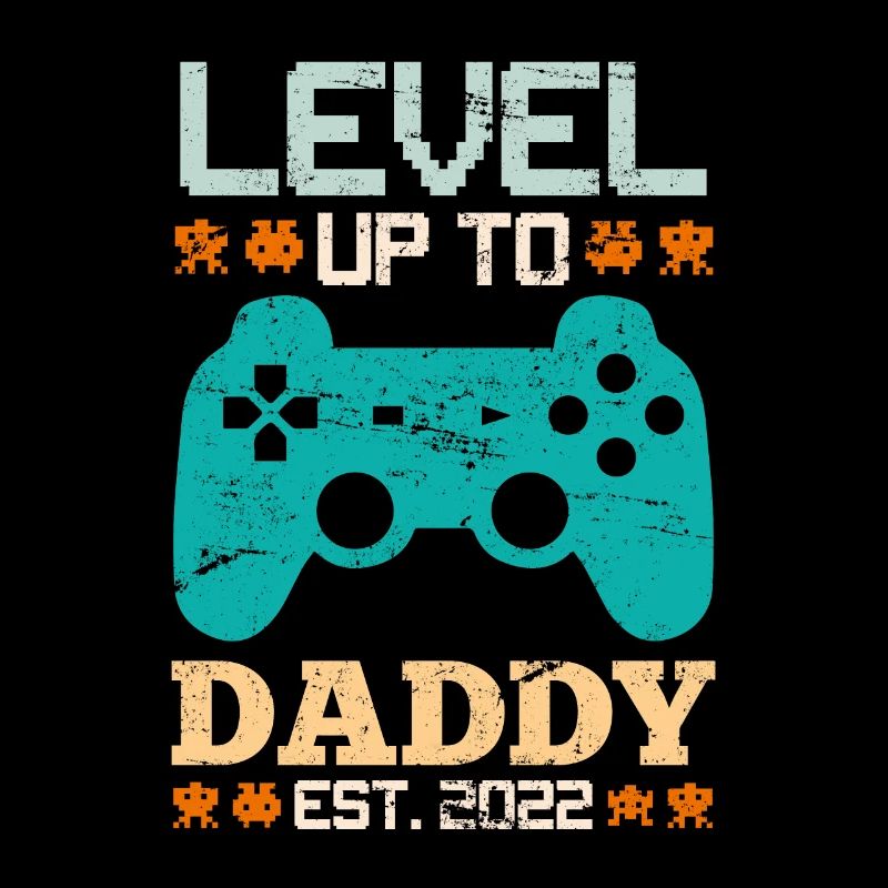 Level up to Daddy 2022 Gaming Vater werdender Papa