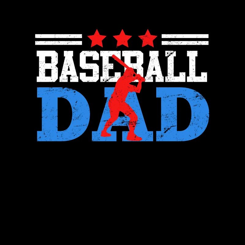 Baseballer Vater Baseball Dad