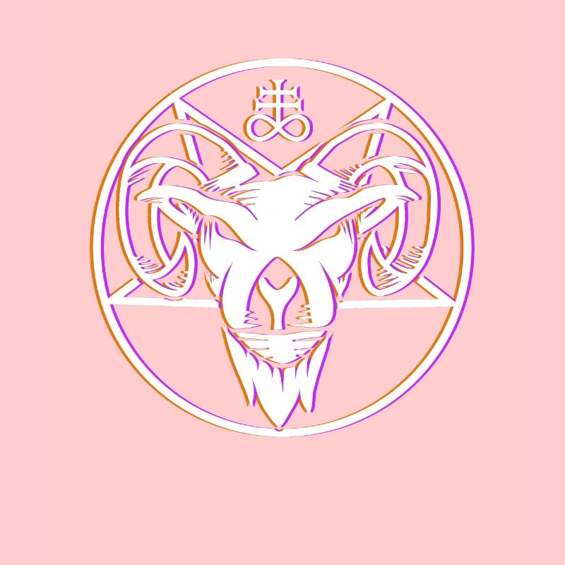 Baphomet Teufel Ziege Satan Symbol Bafomet