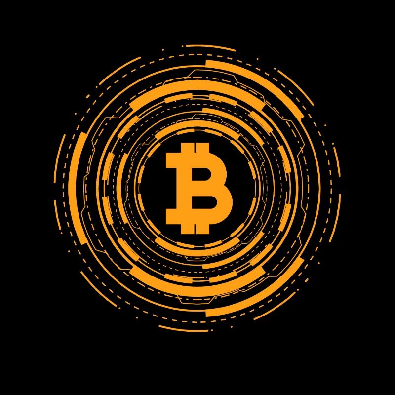 Kryptowährung Bitcoin Geschenk BTC Logo Krypto