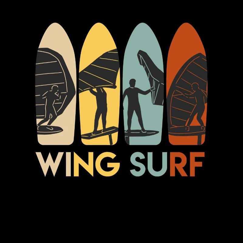 Wing Surf WIng Foil Retro Wingfoiling