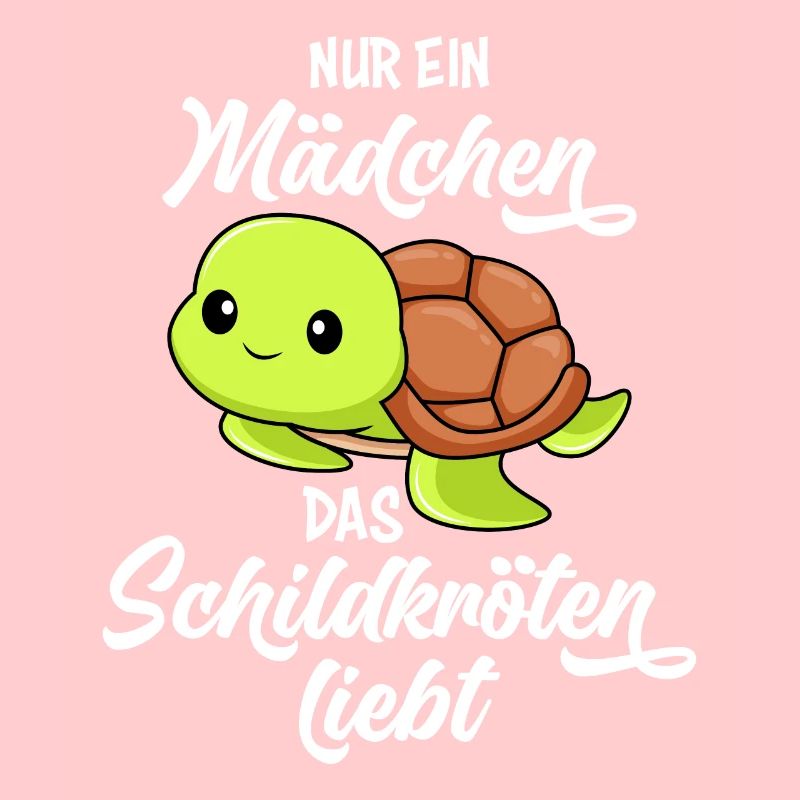 Mädchen das Schildkröten liebt Kinder Mädchen