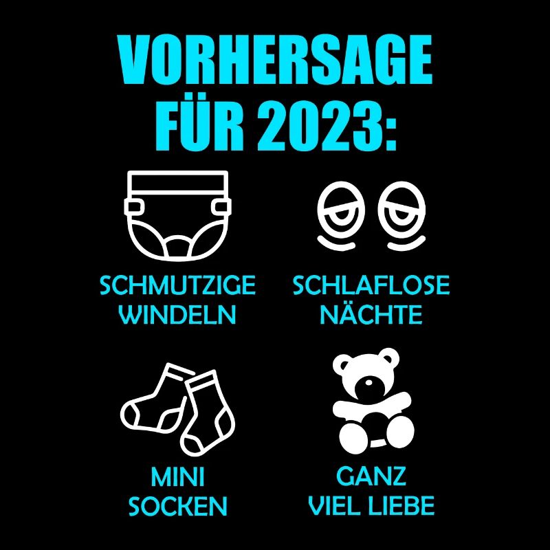 Werdende Eltern Vorhersage für 2023 Werdender Papa