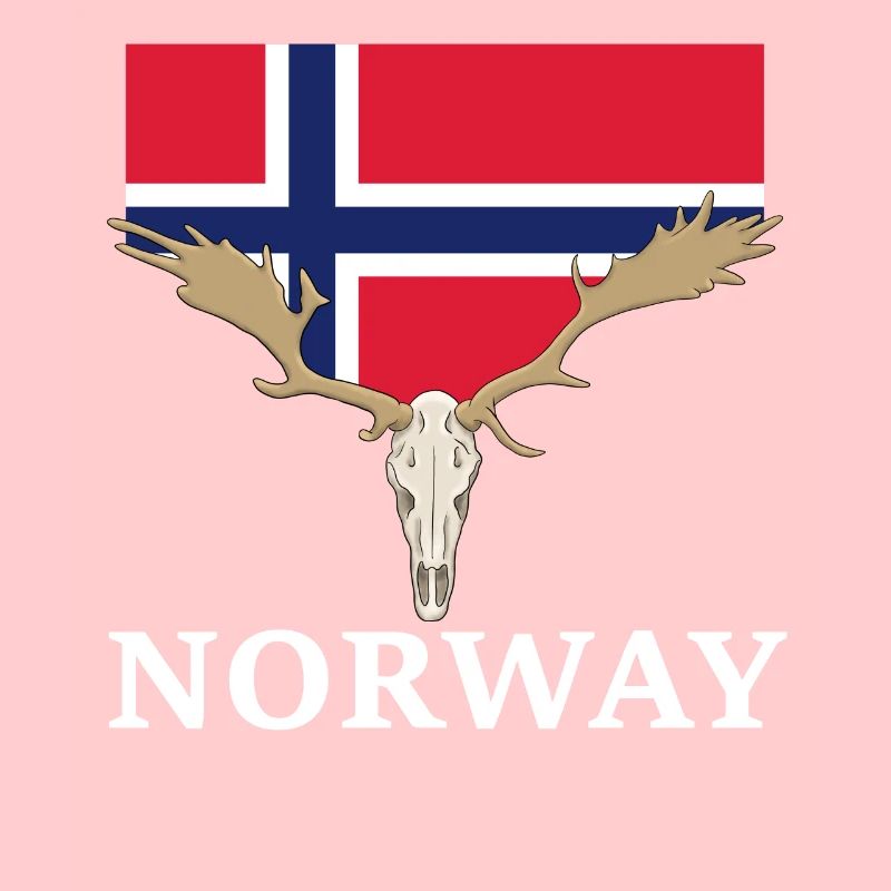 Norwegen Elche Flagge Expedition Oslo Urlaub