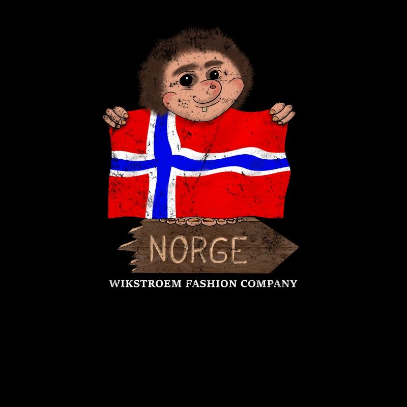 norway troll flag myths legend vacation