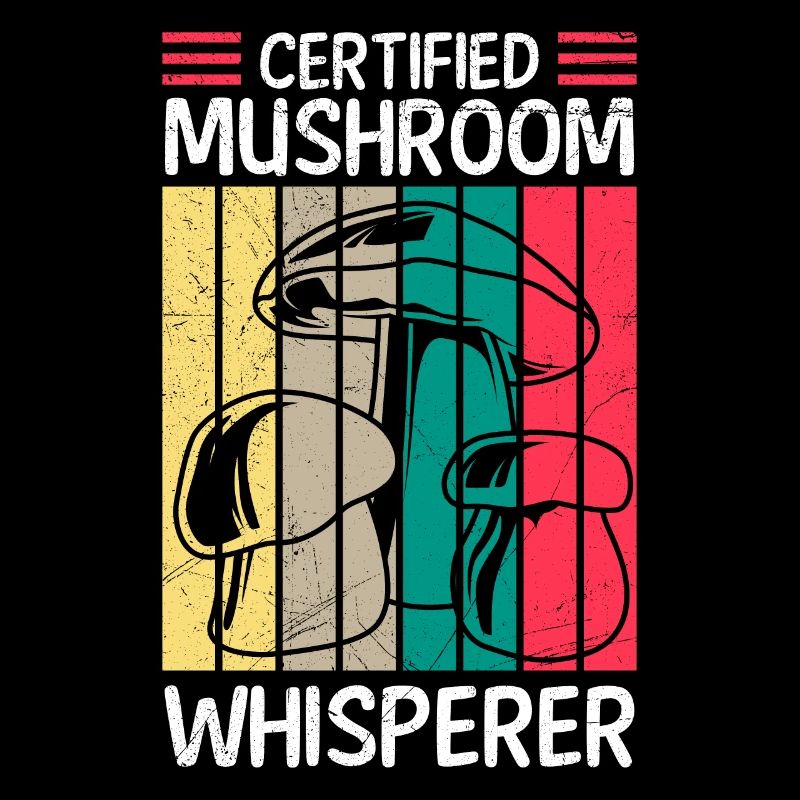 Cueillette de champignons chuchotée de champignons certifiée