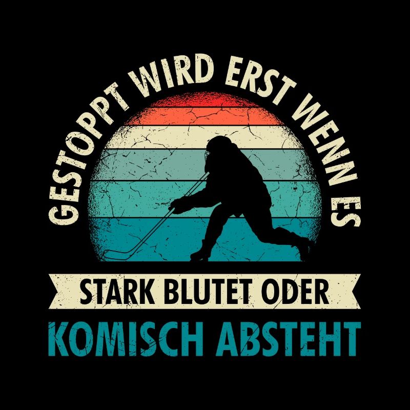 Eishockey gestoppt wird erst wenn es blutet