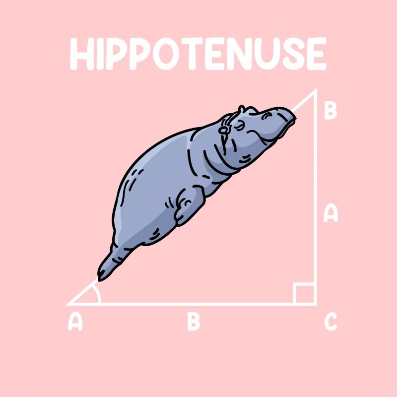 Math Hippo Professeur de mathématiques Hippotenuse