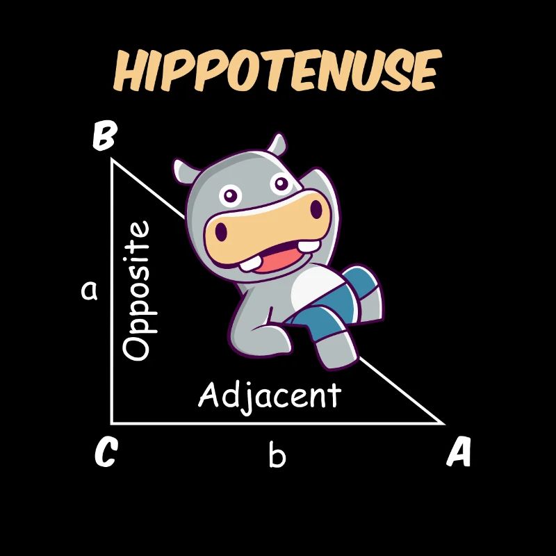Drôle de mathématicien Design Hippotenuse