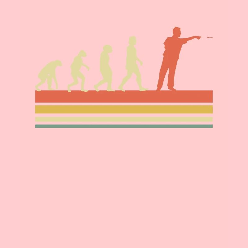 Darts Evolution Dartspieler wirft Dart