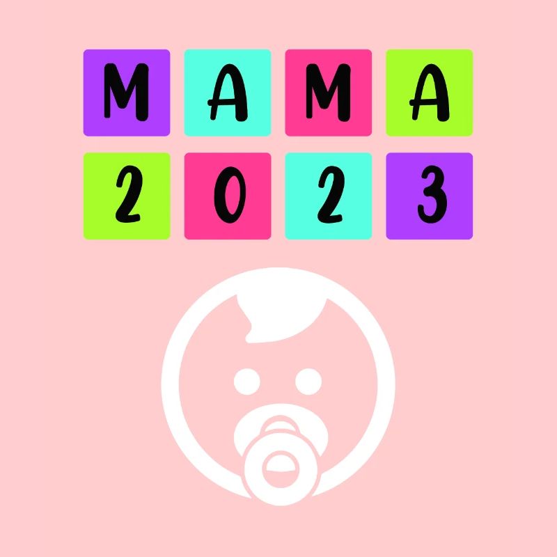 Mama 2023 schwanger Mädchen Junge Mama