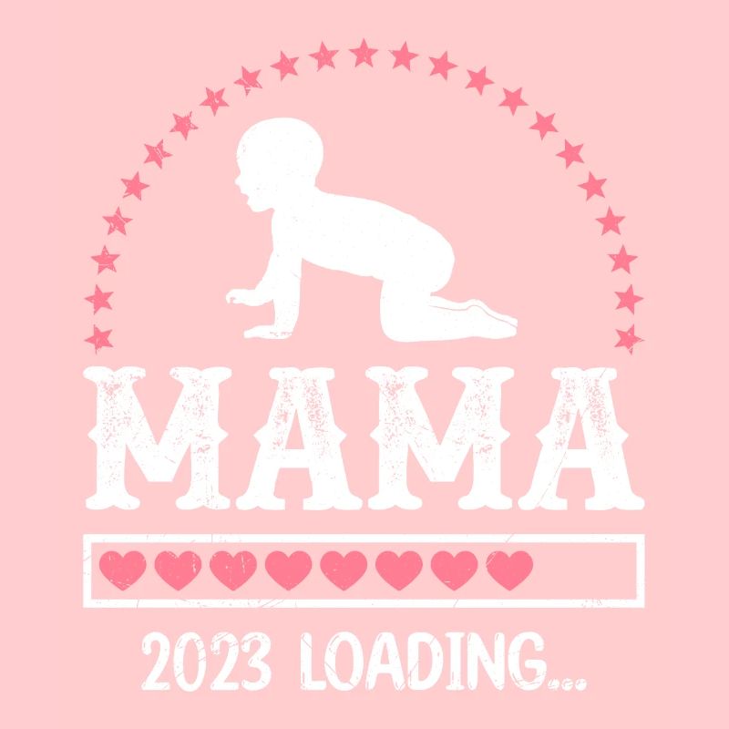 Mama 2023 loading Mutter schwanger Mädchen Mama